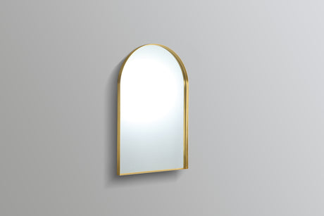 Oliva Arch Yellow Gold Frame Mirror KAR6090F-BG — detail 2