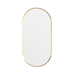 Vetra Aluminum Framed Mirror 5mm Copper Free with Safety Film 450*900/600*1000mm VOFM4590/VOFM60100-MB/BN/GM — detail 5