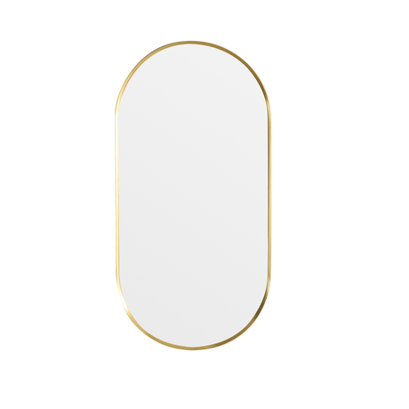 Vetra Aluminum Framed Mirror 5mm Copper Free with Safety Film 450*900/600*1000mm VOFM4590/VOFM60100-MB/BN/GM — detail 5