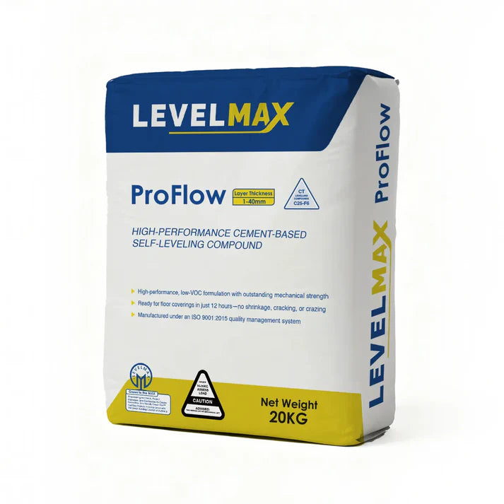 LEVELMAX ProFlow Self-Levelling Compound 1-40mm 20kg