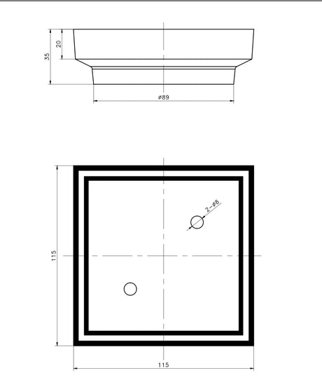 PSF02S-90-BG — detail 2