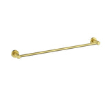 Linie  Single Towel Rail 600  mm In Brushed Gold Brushed Gold