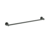 Linie  Single Towel Rail 600  mm In Gun Metal Gun Metal
