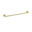 Linie  Single Towel Rail 800  mm In Brushed Gold Brushed Gold