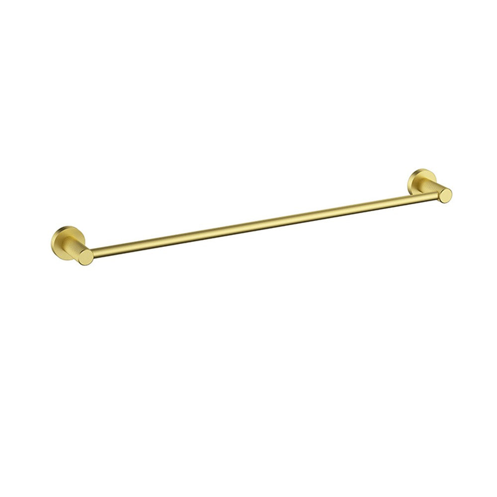 Linie  Single Towel Rail 800  mm In Brushed Gold Brushed Gold