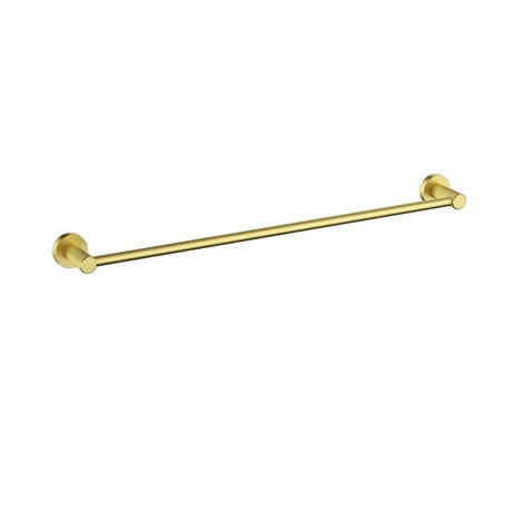 Linie  Single Towel Rail 800  mm In Brushed Gold Brushed Gold