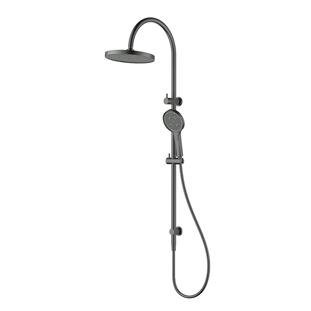 Linie Round  Multi-Function Shower Set Gun Metal  250 mm Gun Metal