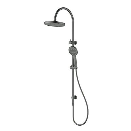 Linie Round  Multi-Function Shower Set Gun Metal  250 mm Gun Metal