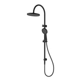 Linie Round  Multi-Function Shower Set Matt Black  250 mm Matt Black