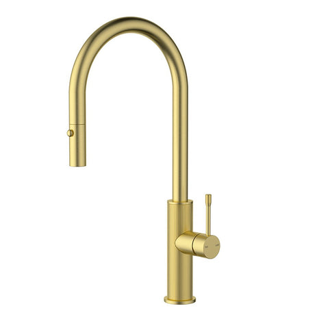 Linie Pull-Out Sink Mixer In Brushed Gold Brushed Gold