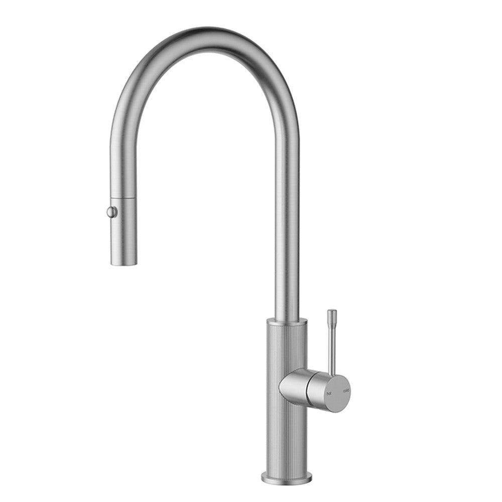 Linie Pull-Out Sink Mixer In Brushed Nickel Brushed Nickel