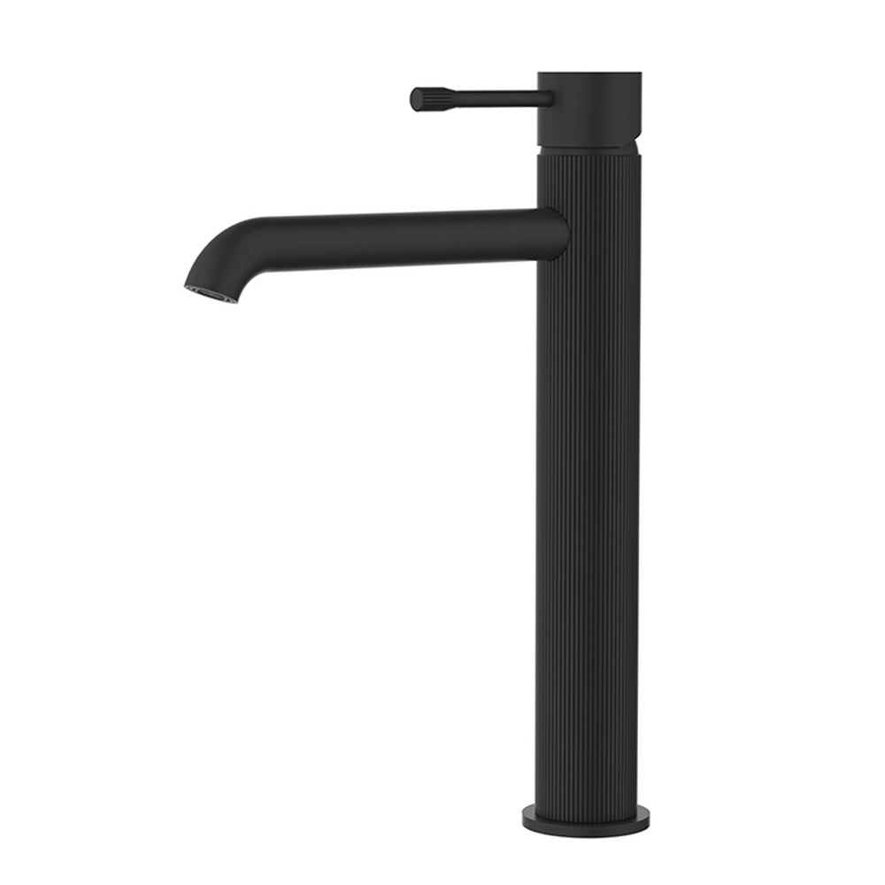 Linie Basin Mixer High Rise Matt Black Matt Black