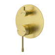 Linie Wall Mixer Diverter Trim Kit Brushed Gold Brushed Gold