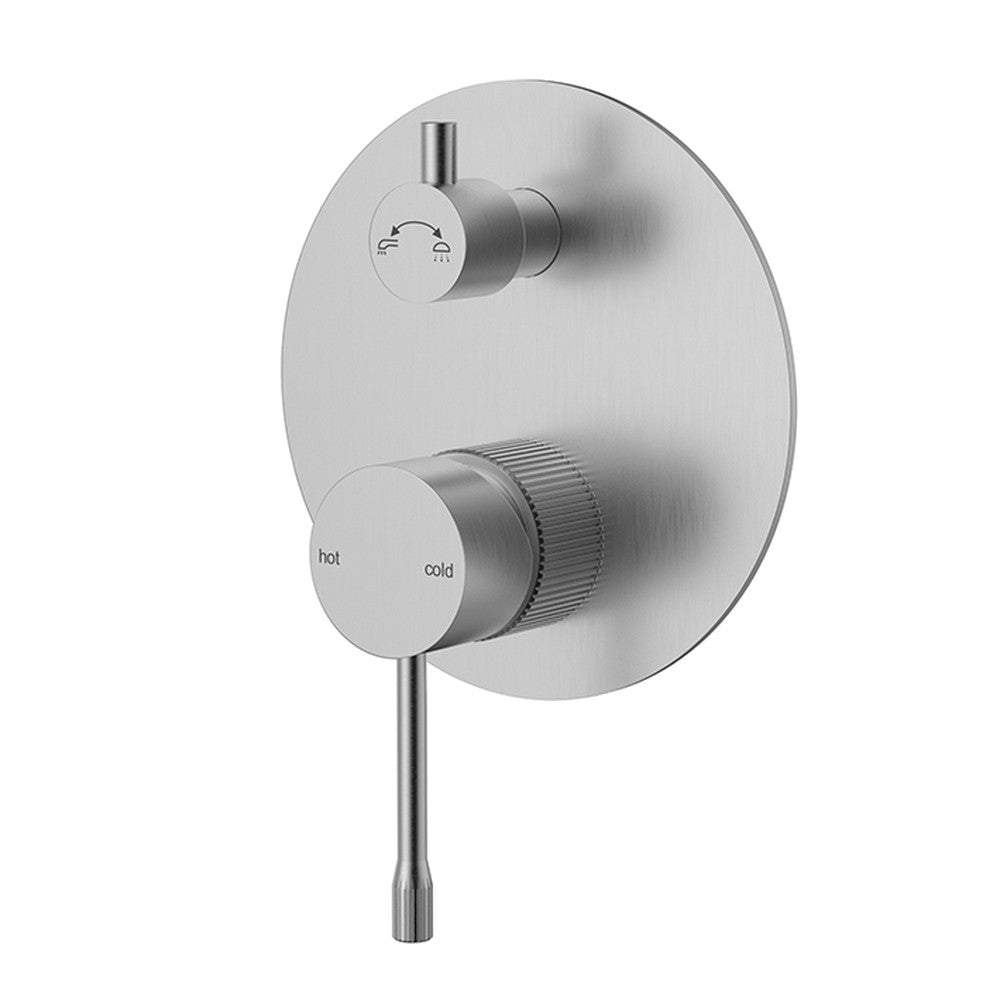 Linie Wall Mixer Diverter Trim Kit Brushed Nickel Brushed Nickel