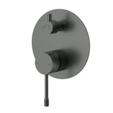 Linie Wall Mixer Diverter Trim Kit Gunmetal Gun Metal