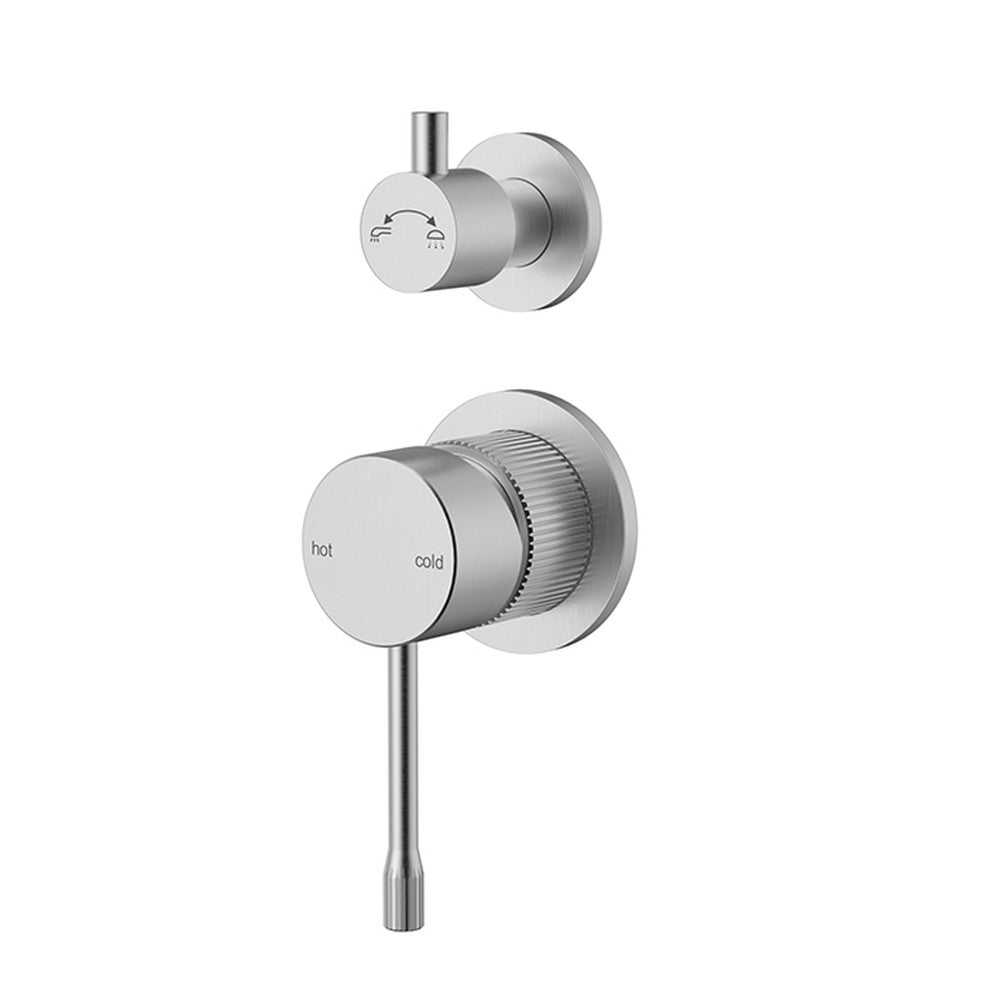 Linie  Wall  Diverter Mixer  Trim Kits in Brushed Nickel,Seprate cover plate Brushed Nickel