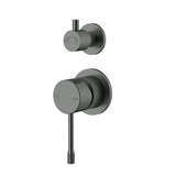 Linie  Wall  Diverter Mixer  Trim Kits in Gun Metal,Seprate cover plate Gun Metal