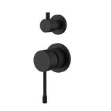 Linie  Wall  Diverter Mixer  Trim Kits in Matt Black,Seprate cover plate Matt Black