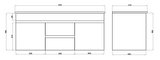Polar Wall-Hung PVC Vanity P124DWH — detail 4