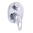 Mina Wall Mixer Diverter Chrome Chrome