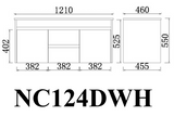 Nova Wall-Hung Plywood Vanity NC124DWH — detail 2