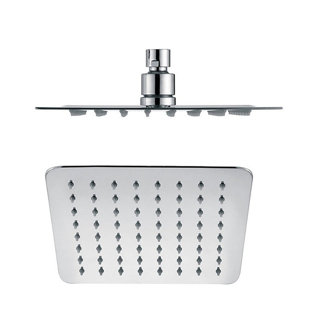 Nova Shower Head Square Chrome 200mm Chrome