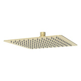 Nova Shower Head Square Brushed Gold 250mm Brushed Gold
