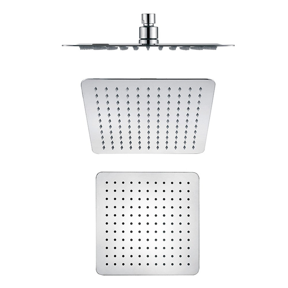 Nova Shower Head Square Chrome 250mm Chrome