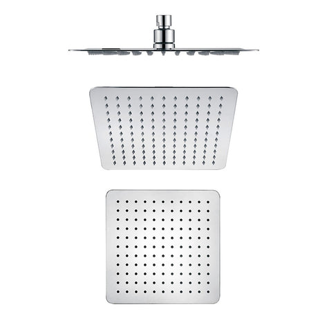 Nova Shower Head Square Chrome 250mm Chrome