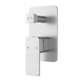 Nova Wall Mixer Diverter Brushed Nickel Brushed Nickel