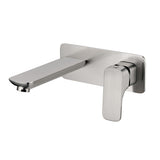 Nova Wall Basin Mixer Brushed Nickel Lead Free Brushed Nickel
