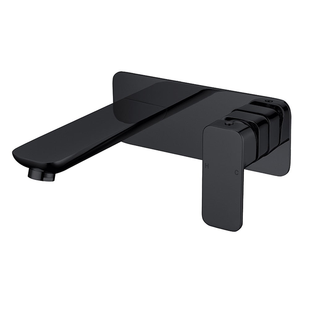 Nova Wall Basin Mixer Matt Black Lead Free Matt Black