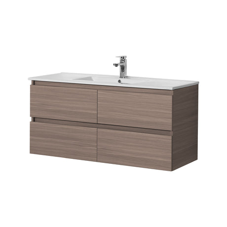 Stella Wall-Hung PVC Vanity Cabinet Only OAK1521-WH-Cab (Double Bowl)