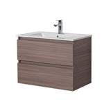 Stella Wall-Hung PVC Vanity Cabinet Only OAK900-WH-Cab