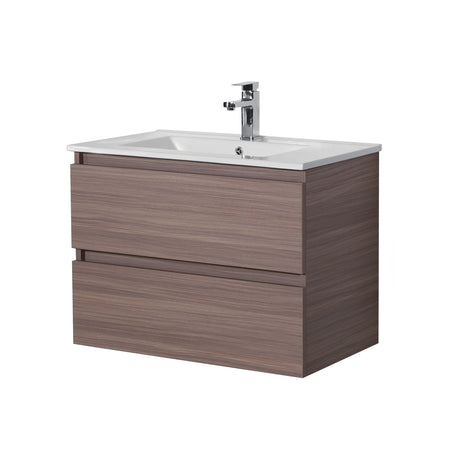 Stella Wall-Hung PVC Vanity Cabinet Only OAK900-WH-Cab