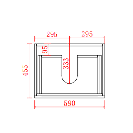 Stella Wall-Hung PVC Vanity WAL600-WH — detail 3