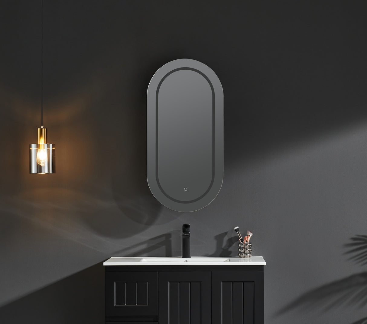 Olivia LED Mirror Cabinet OPLSV4590MB-LED — detail 2