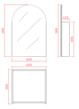 Olivia Mirror Cabinet OARSV6090-MB — detail 4