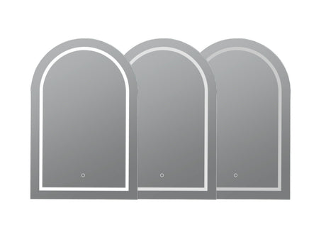 Lumero LED PVC Mirror Shaving Cabinet 600x900x155mm LARSV6090MW-LED/LARSV6090MB-LED — detail 10