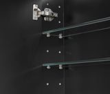 Lumero LED PVC Mirror Shaving Cabinet 600x900x155mm LARSV6090MW-LED/LARSV6090MB-LED — detail 9