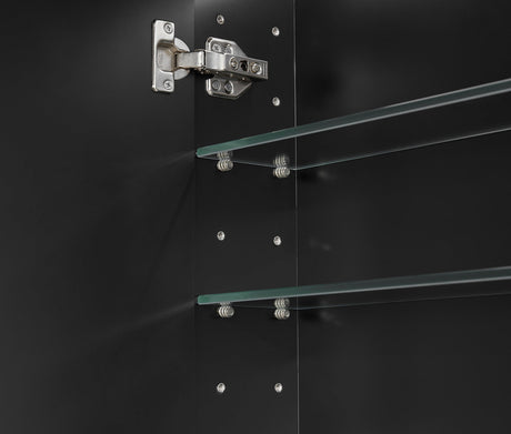 Lumero LED PVC Mirror Shaving Cabinet 600x900x155mm LARSV6090MW-LED/LARSV6090MB-LED — detail 9