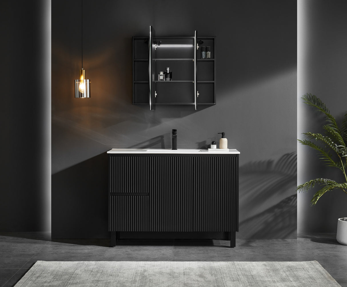 Olivia LED Mirror Cabinet OPLSV1275MB-LED — detail 3