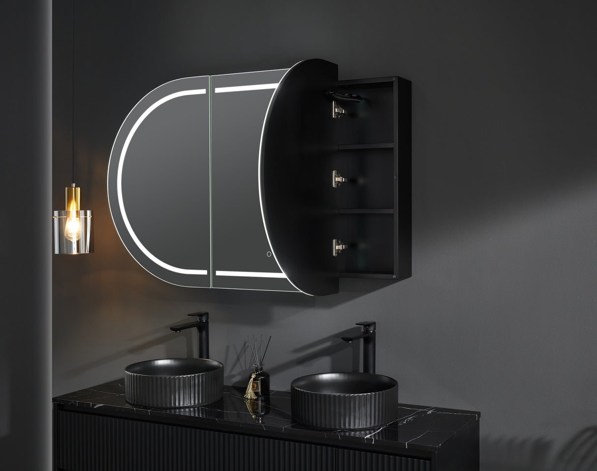 Olivia LED Mirror Cabinet OPLSV1580MB-LED — detail 3