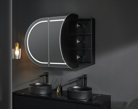 Olivia LED Mirror Cabinet OPLSV1580MB-LED — detail 3