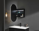 Lumero LED PVC Mirror Shaving Cabinet 450x900x155mm LOSV4590MW-LED/LOSV4590MB-LED — detail 5