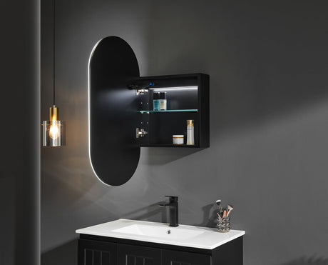 Lumero LED PVC Mirror Shaving Cabinet 450x900x155mm LOSV4590MW-LED/LOSV4590MB-LED — detail 5