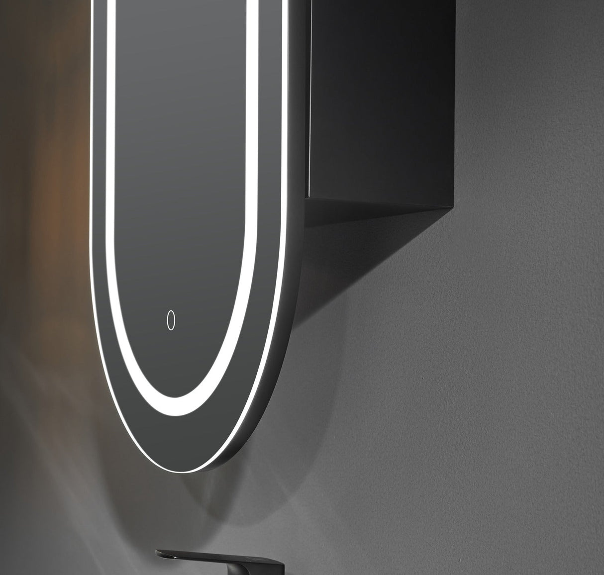 Lumero LED PVC Mirror Shaving Cabinet 450x900x155mm LOSV4590MW-LED/LOSV4590MB-LED — detail 6