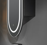 Lumero LED PVC Mirror Shaving Cabinet 450x900x155mm LOSV4590MW-LED/LOSV4590MB-LED — detail 6