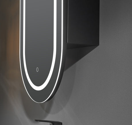 Lumero LED PVC Mirror Shaving Cabinet 450x900x155mm LOSV4590MW-LED/LOSV4590MB-LED — detail 6