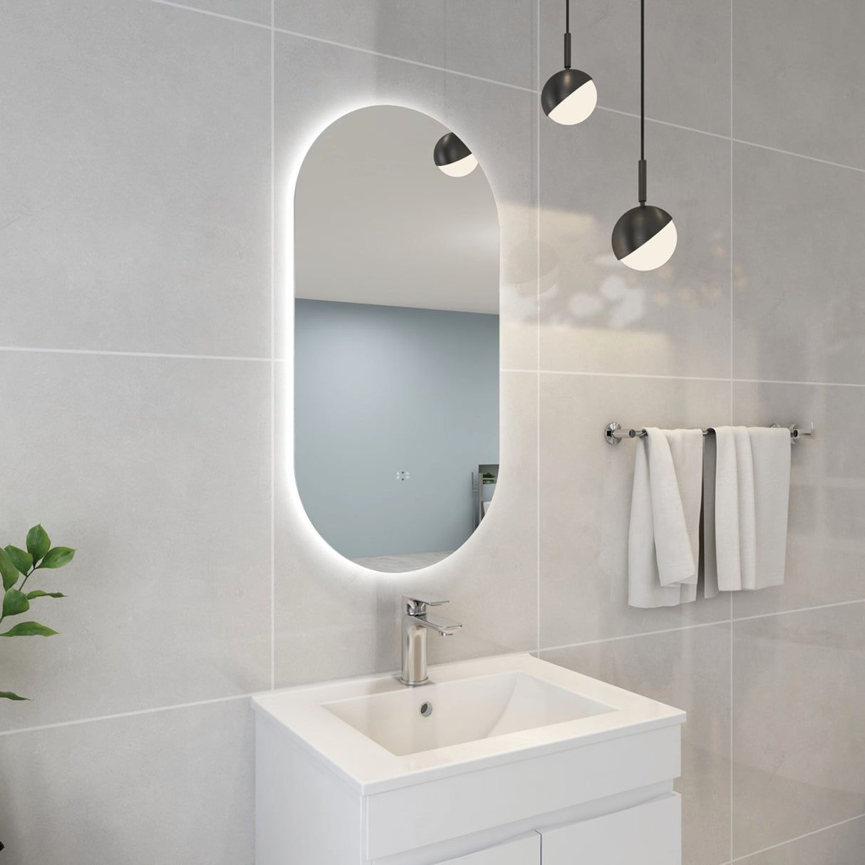 OV4590BM  LED Backlit Mirror — detail 2
